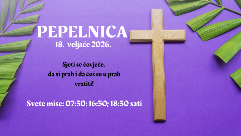 Pepelnica – čista srijeda