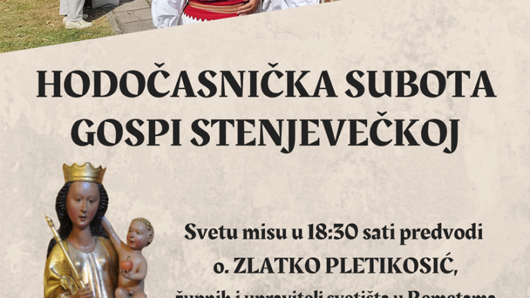 Hodočasnička subota Gospi Stenjevečkoj